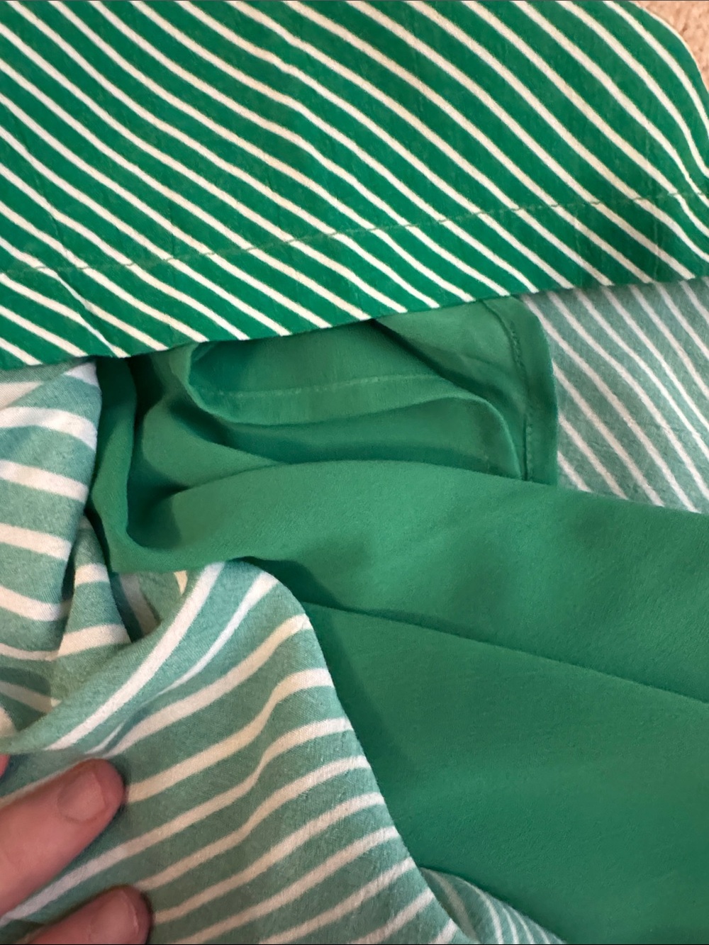 NWOT Landsend one shoulder stripped dress - Picture 4 of 12